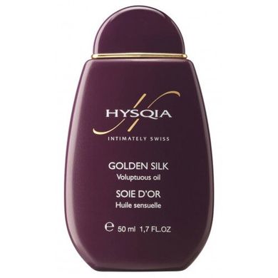 Парфюмированное Масло для Соблазнения с Золотыми Пигментами "Золотой Шёлк" HYSQIA Golden Silk Voluptuos Oil 50 мл