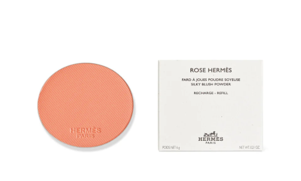 HERMES Rose Hermès Silky Blush refill 6g Румяна Рефил 19 Rose Abpricot