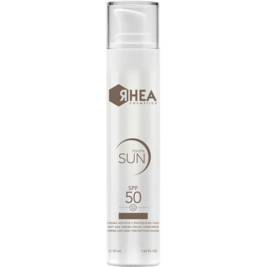 RHEA YOUTHSUN SPF50 Антивозрастной солнцезащитный крем для лица 50ml