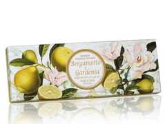 Saponificio Artigianale Fiorentino Bergamot and gardenia Набор мыла бергамот - гардения, 3*100г