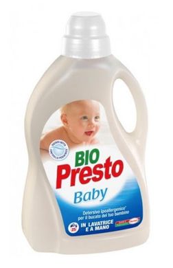 BIO PRESTO Гель для прання дитячого одягу Baby Bivalente 1,5 л
