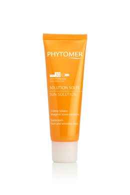 Phytomer Сонцезахисний крем для обличчя та чутливих зон SPF 30 Sun Solution - Sunscreen 50 мл