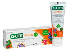 GUM Зубная паста для детей 7/12 лет Тутти-фрутти Dentifricio Bimbi Junior 7+ Anni 50 мл