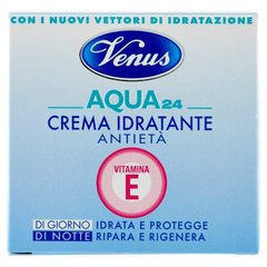 VENUS Крем Аква 24 увлажняющий против старения с Витамином Е Crema Idratante Aqua 24 Vitamina E 50 мл