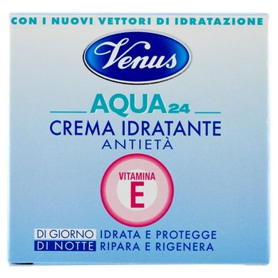 VENUS Крем Аква 24 зволожуючий проти старіння з Вітаміном Е Crema Idratante Aqua 24 Vitamina E 50 мл