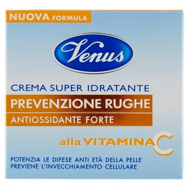 VENUS Крем зволожуючий для запобігання зморшок з вітаміном С Crema Super Idr Prev Rughe Vit.*C* 50 мл