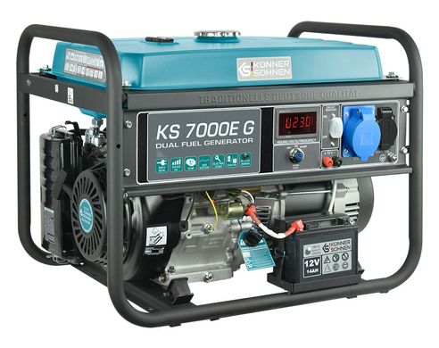 Könner & Söhnen Газобензиновий генератор KS 7000E G