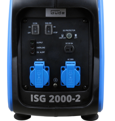 Güde Бензиновий Инверторний генератор "ISG 2000-2", 2,11 кВт, объем резервуара: 4,1 л