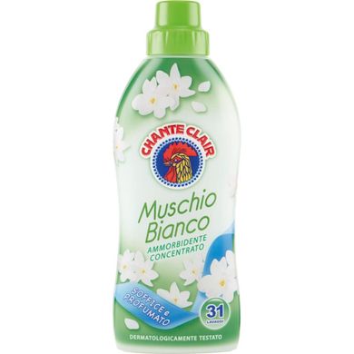 CHANTE CLAIR Ополіскувач концентрований з ароматом білого мускусу Ammorbidente Concentrato Muschio Bianco 625 мл