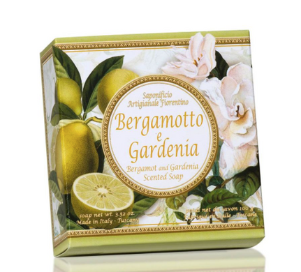 Saponificio Artigianale Fiorentino Bergamot and Gardenie Мило бергамот гарденія 100г