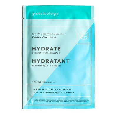 Patchology Маска для зволоження шкіри FlashMasque® Hydrate 5 Minute Sheet Mask