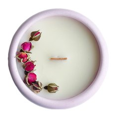 Свічка соєва полуниця 100мл рожева чаша