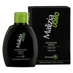 MALIZIA Гель для интимной гигиены  для мужчин Ветивер Detergente Intimo Antiodore Vetyver Verde 200 мл