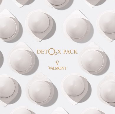 Киснева бульбашкова маска Deto2x Pack