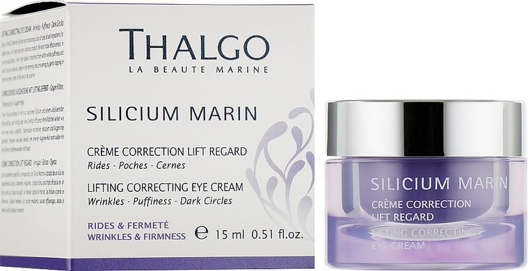 Thalgo Ліфтинговий коригувальний крем для контуру очей Морський кремній Silicium marin lifting correcting eye cream 15 мл