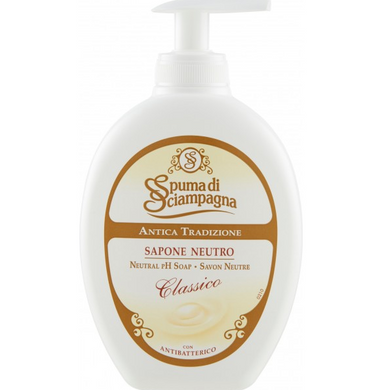 Spuma di Sciampagna Жидкое мыло классическое Sapone Liquid Classico Antica Tradizione 250 мл