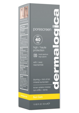Dermalogica PoreScreen SPF40 - Солнцезащитный минеральный праймер-крем с тонирующим эффектом SPF40, 30 мл
