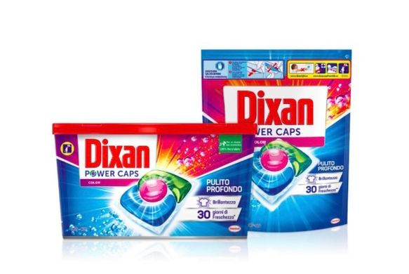 DIXAN Капсулы для стирки цветных вещей Lavatr Power Duo-Caps Multicolor Dosi Color Vas 15 шт
