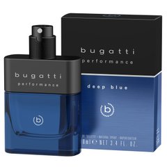 Bugatti Туалетна вода для чоловіків Performance Deep blue 100ml