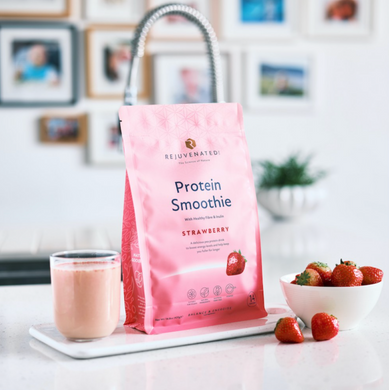 Rejuvenated Protein Smoothie Strawberry - Протеїн Смузі зі смаком полуниці, 14 порцій