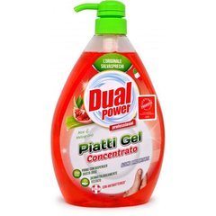 DUAL POWER Гель для мытья посуды с алоэ и гранатом Piatti Aloe/Melog Dispenser 1 л
