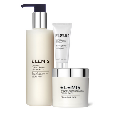 ELEMIS The Skin Brilliance Trio Dynamic Resurfacing Skin Smoothing Routine - Подарочное трио для сияния и шлифовки кожи
