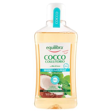 EQUILIBRA Ополіскувач для рота з кокосовою водою Collutorio Cocco 500 мл
