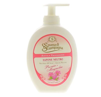 Spuma di Sciampagna Жидкое мыло Пион и Магнолия Sapone Liquid Antica Tradizione Peonia Magnolia 250 мл