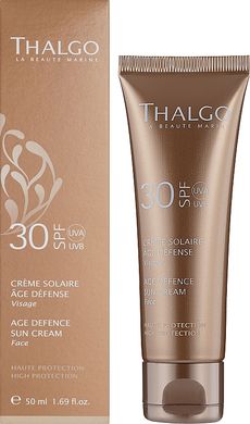 Thalgo Сонцезахисний крем запобігаючий старінню шкіри Age defence sun screen cream SPF 30 50 мл