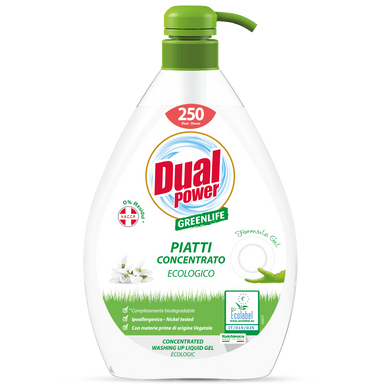 DUAL POWER Экологическое средство для мытья посуды Piatti Green Eco Dispenser 1 л