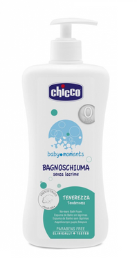 CHICCO Дитяча гель-піна для купання 0+ без сліз Ніжність Baby Bagno Senza Lacrime Baby Moments Tenerezza 500 мл