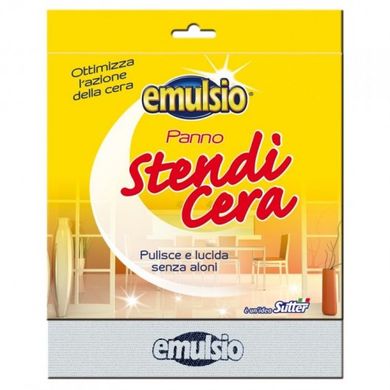 EMULSIO Полотно хлопковое для полов с воском Strofinaccio Stendi Cera Cotone 40х50