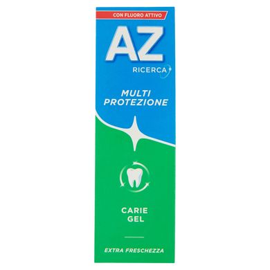 AZ Зубная паста-ель проти карієсу Мультизахист з активним фтором Carie gel Multiprotezione con Fluoro Attivo 75 мл