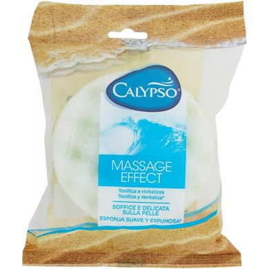 CALYPSO Губка для ванни з ефектом масажу Spugna Bagno Massagge Effect 1 шт