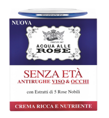 Acqua alle Rose Крем для лица и кожи вокруг глаз против морщин Crema Senza Età Viso & Occhi ROBERTS 50 мл