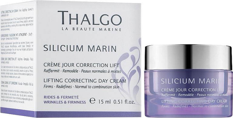 Thalgo Крем кремниевый дневной для нормальной и комбинированной кожи Silicium marin lifting correcting day cream 15 мл