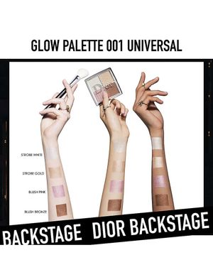 Dior Backstage Glow Face Palette 10g Палетка хайлайтров 001