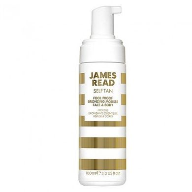 James Read Fool-Proof Bronzing Mousse Face & Body бронзірующей мус-автозагар для новачків для обличчя і тіла