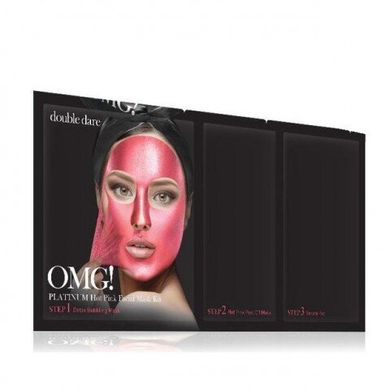 Double Dare OMG! Platinum Hot Pink Facial Mask Kit Маска Яскраво-Рожева