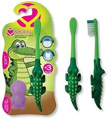 SETABLU Зубная щетка для детей 3+ лет Мягкий крокодил Spazzolino Junior 3+ Anni Morbido Coccodrillo